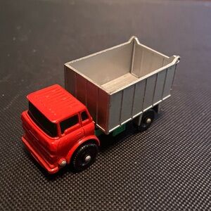 Red and Silver Dump Truck Toy with Realistic Design